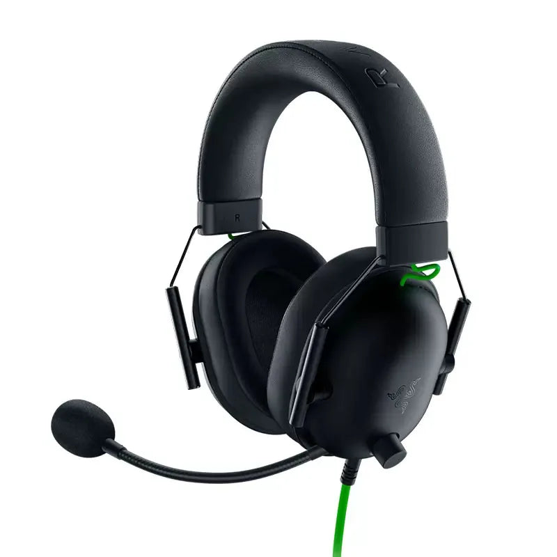 Razer-BlackShark V2 X Wired Gaming Headset, Surround Sound Headphone, 7.1, Jogo para PS4,PS5, Nintendo Switch, Xbox, 2023