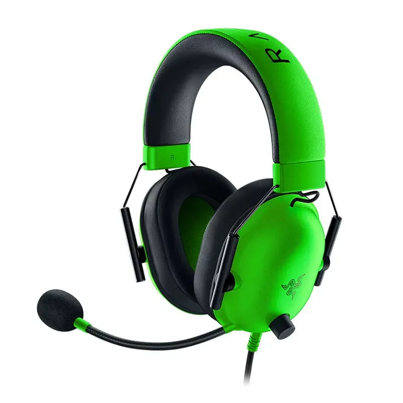 Razer-BlackShark V2 X Wired Gaming Headset, Surround Sound Headphone, 7.1, Jogo para PS4,PS5, Nintendo Switch, Xbox, 2023